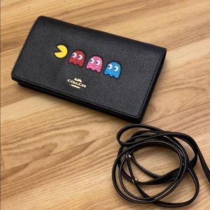 Coach Pac-Man crossbody or clutch wallet